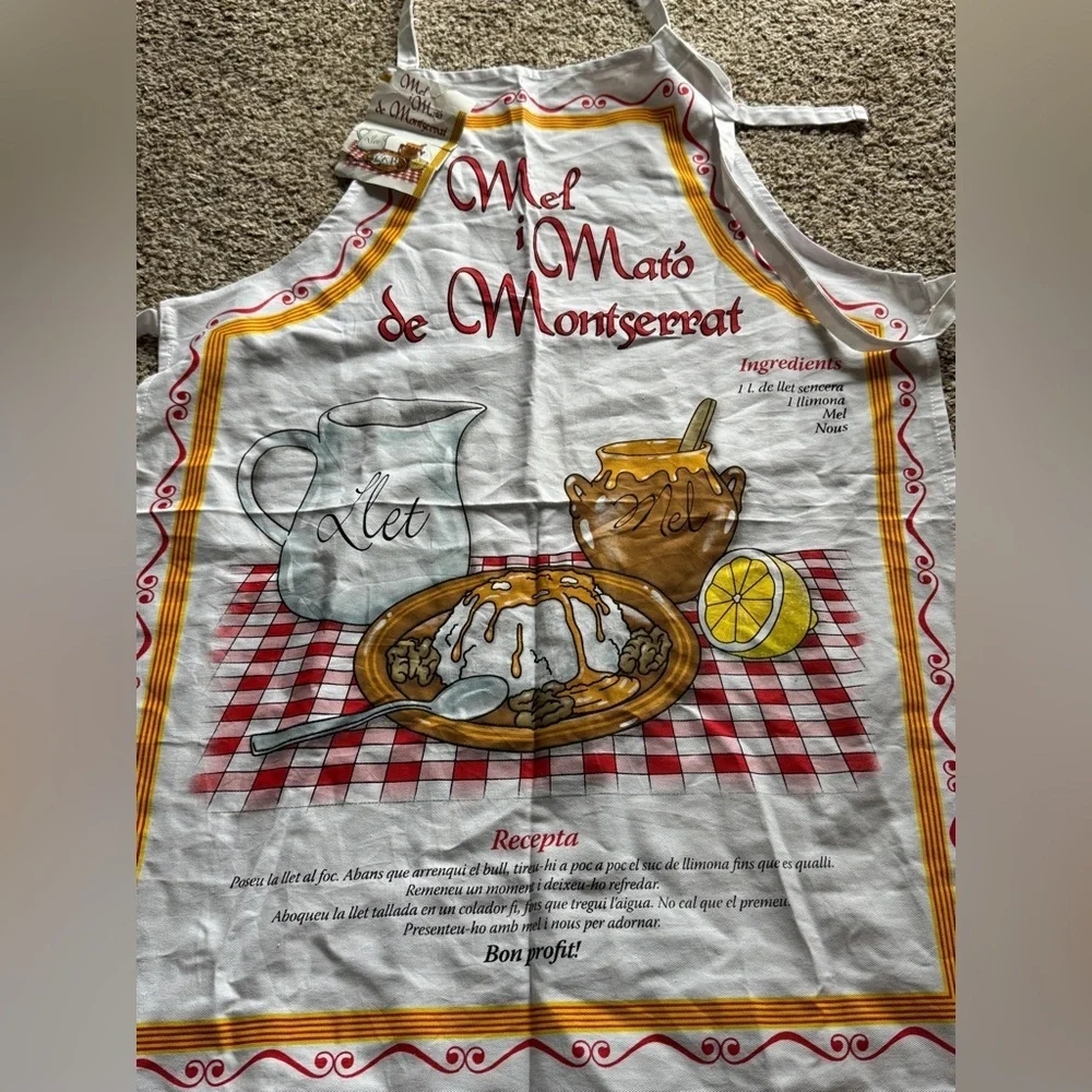 Mel i Mató de‎ Montserrat Vintage apron